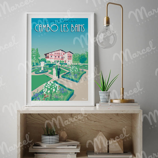 Affiche CAMBO LES BAINS "Villa Arnaga"