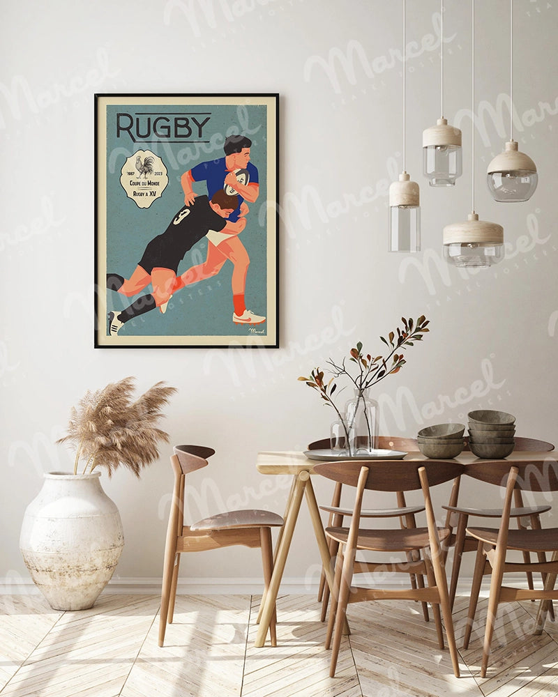 Affiche "Rugby 2023"