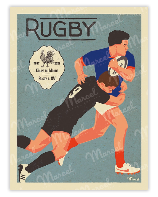 "Rugby 2023" poster