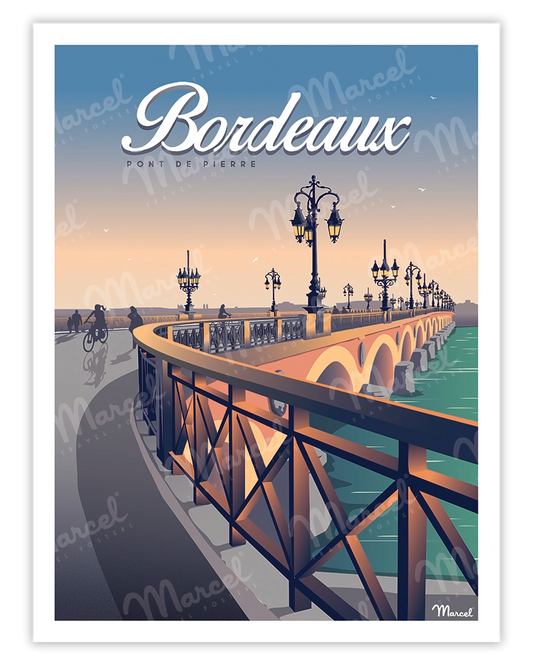 BORDEAUX "Stone Bridge" poster