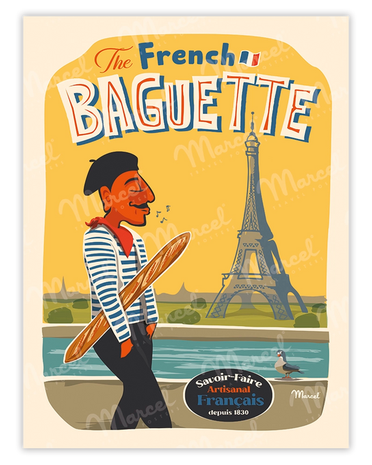 Affiche "The French Baguette"