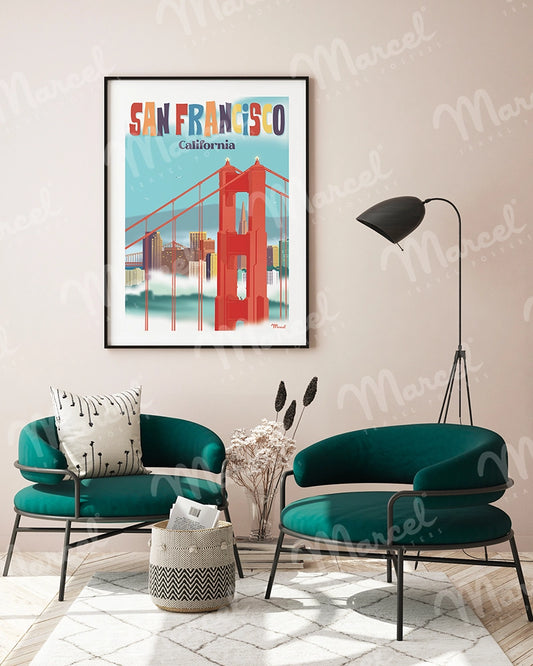 Affiche SAN FRANCISCO