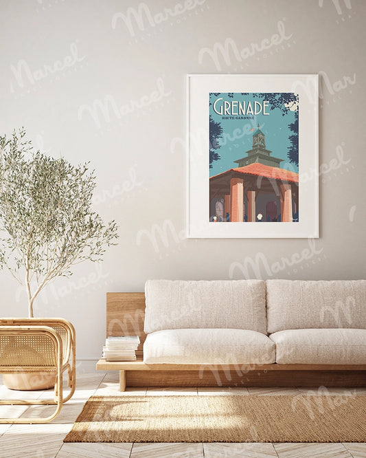 Affiche GRENADE "Haute-Garonne"