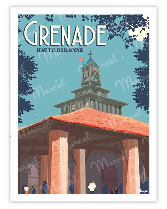 Affiche GRENADE "Haute-Garonne"