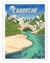Poster "The Gorges of the ARDÈCHE"