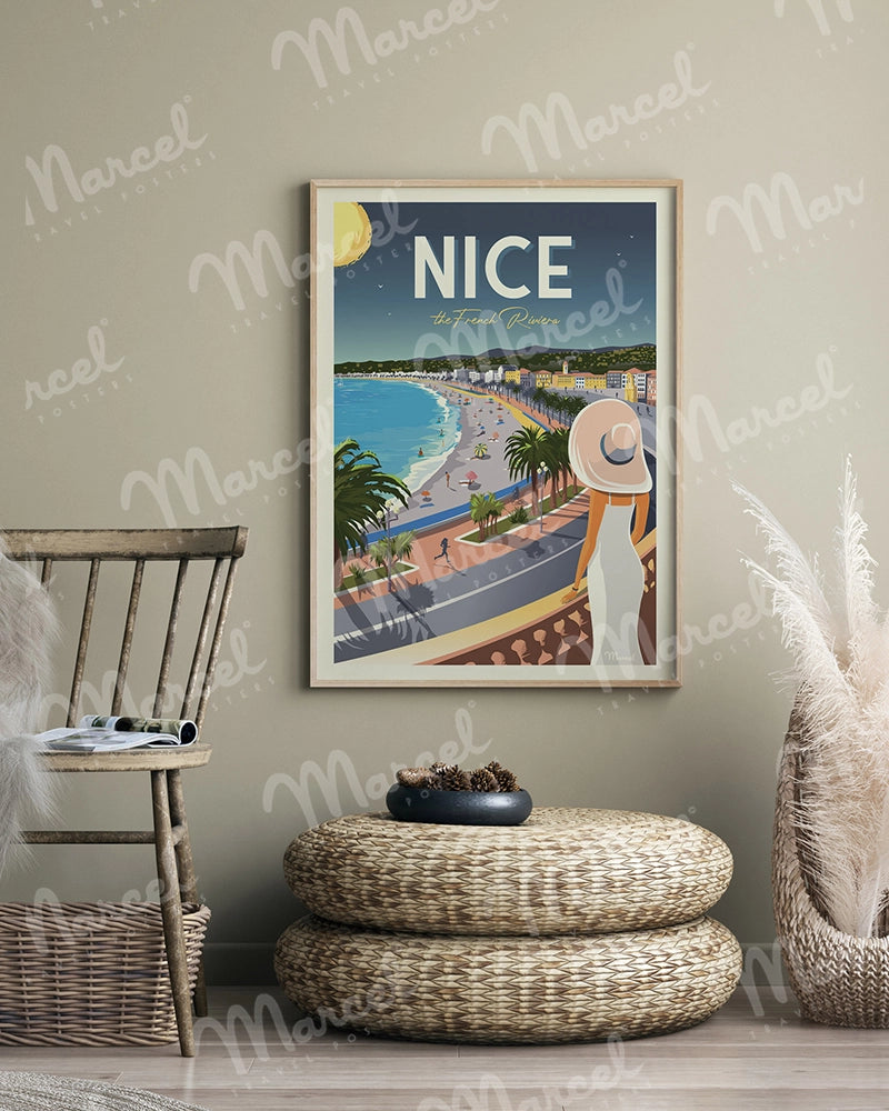 Affiche NICE "French Riviera"