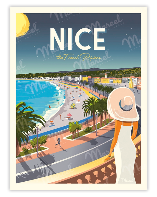 NICE "French Riviera" poster