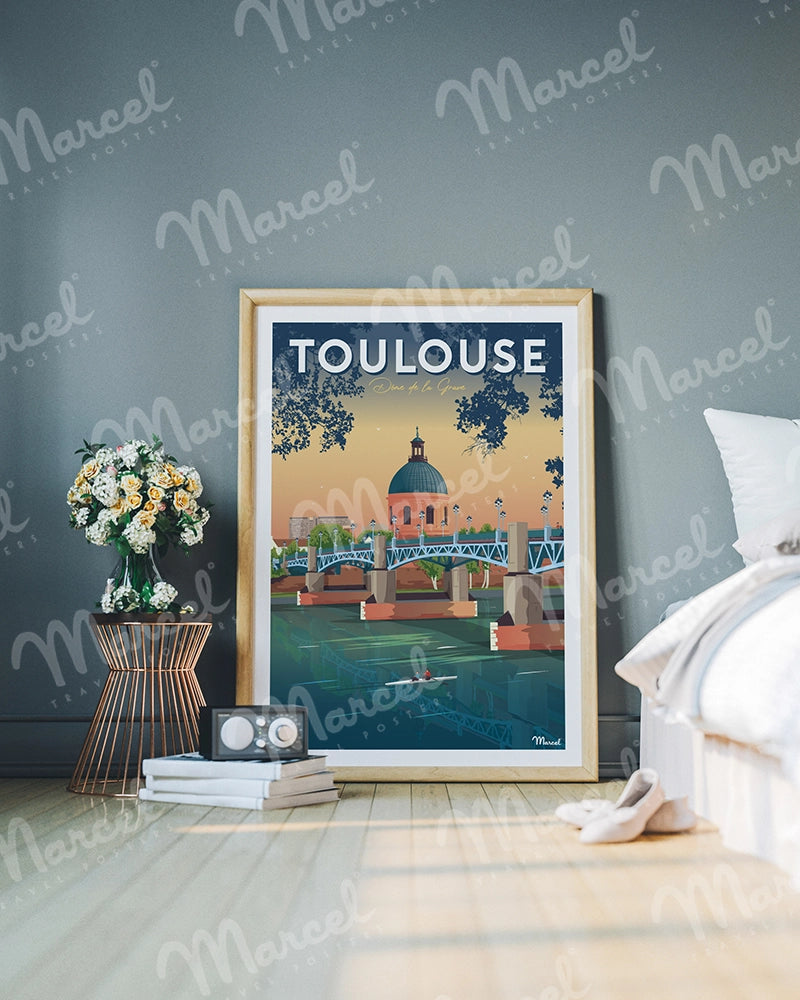 Affiche TOULOUSE "Dôme de la Grave"