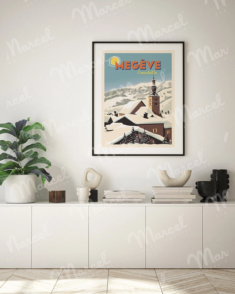 Affiche MEGEVE