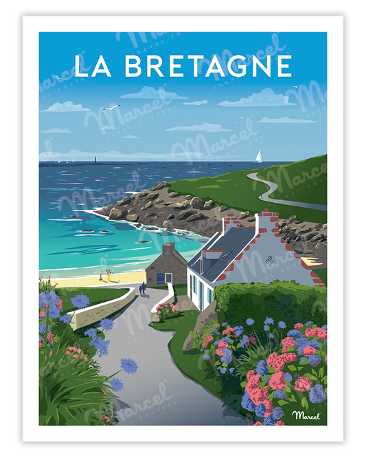 Affiche LA BRETAGNE