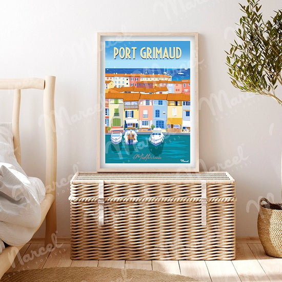 Affiche PORT GRIMAUD
