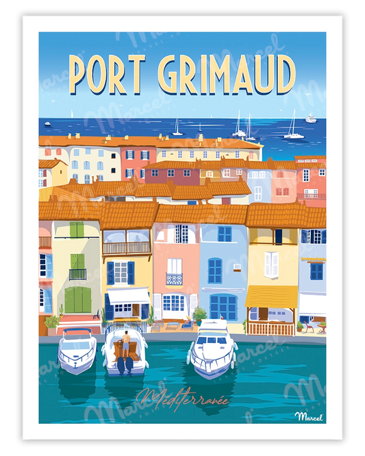 PORT GRIMAUD poster