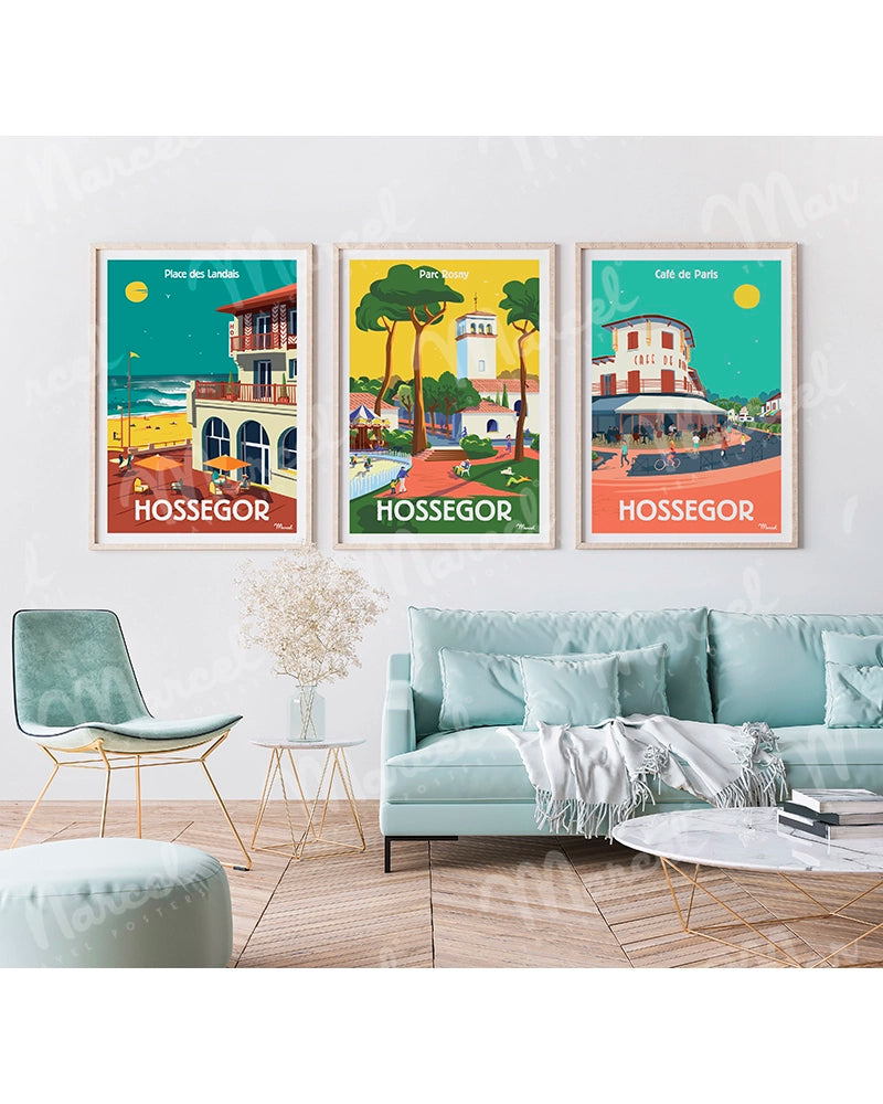 Affiche HOSSEGOR "Parc Rosny"