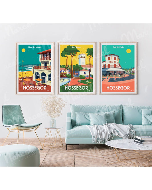 Affiche HOSSEGOR "Parc Rosny"