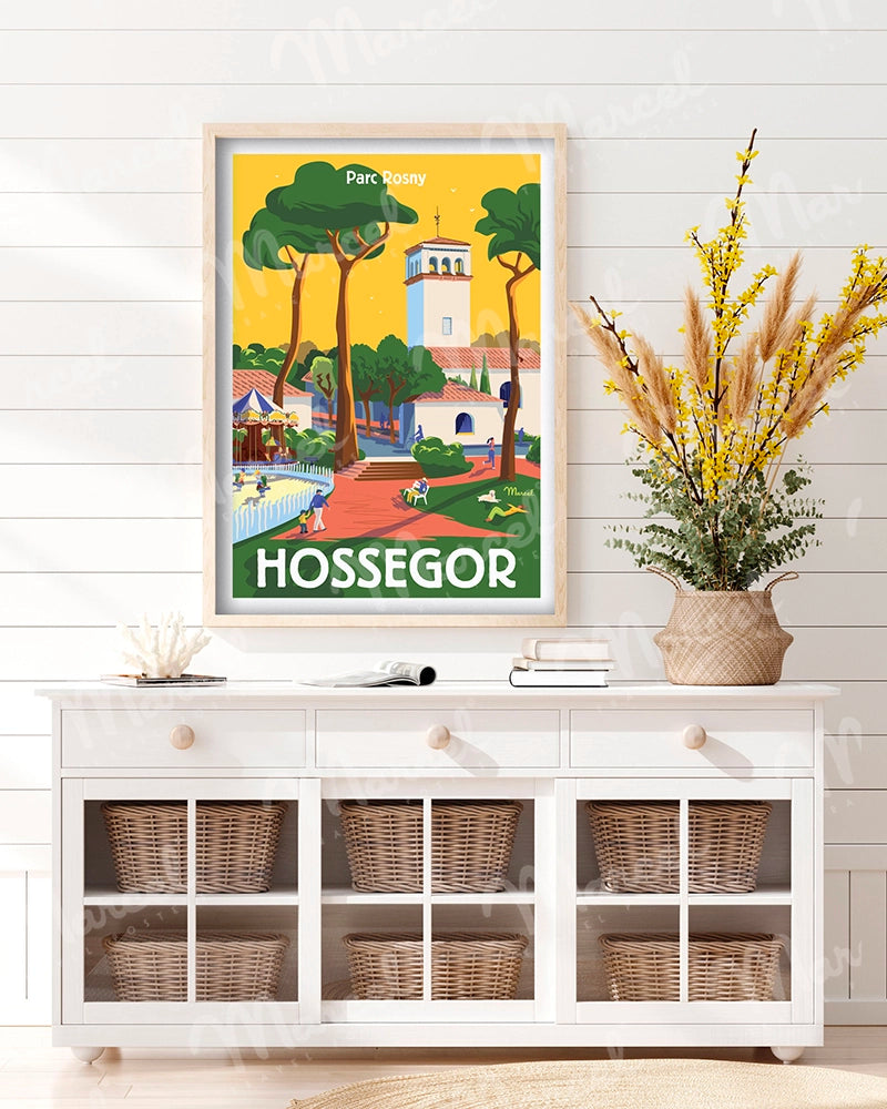 Affiche HOSSEGOR "Parc Rosny"