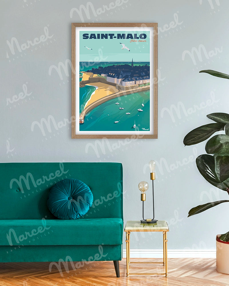 Affiche ST MALO "Intra-Muros"