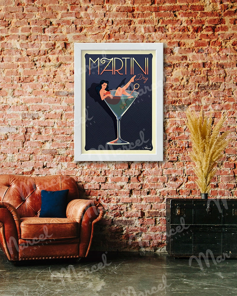 Affiche "Martini Dry"