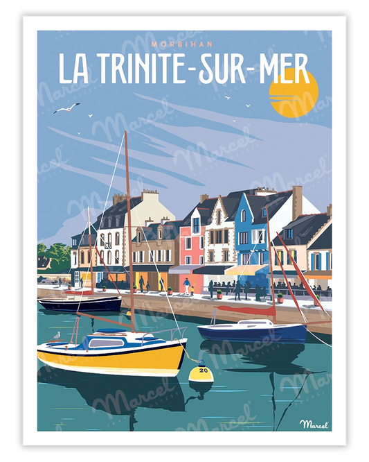 Affiche LA TRINITÉ-SUR-MER