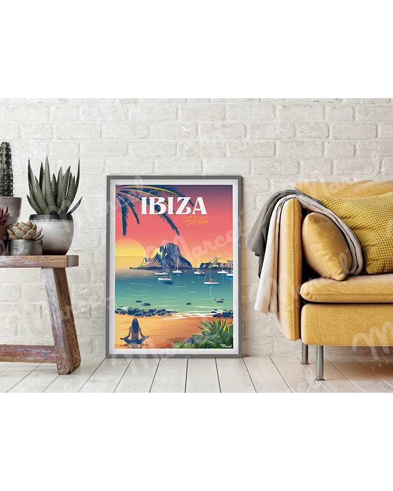 Affiche IBIZA "Es Vedrà"