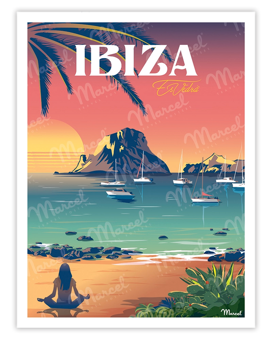 Affiche IBIZA "Es Vedrà"