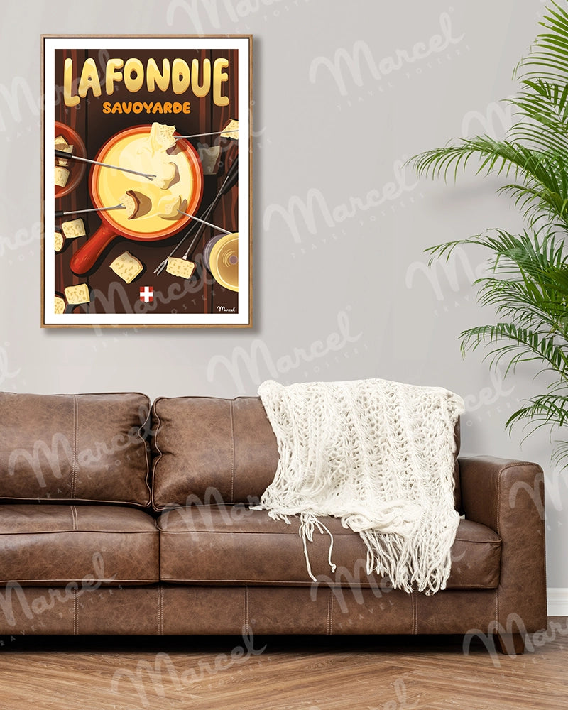 Affiche "La Fondue Savoyarde"