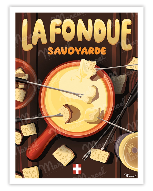 Affiche "La Fondue Savoyarde"