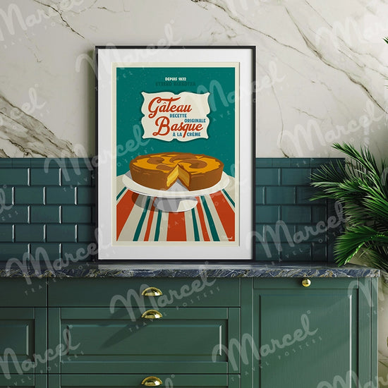 Affiche "Gâteau Basque"