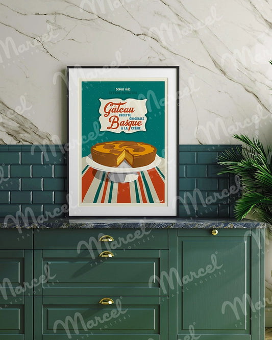 Affiche "Gâteau Basque"