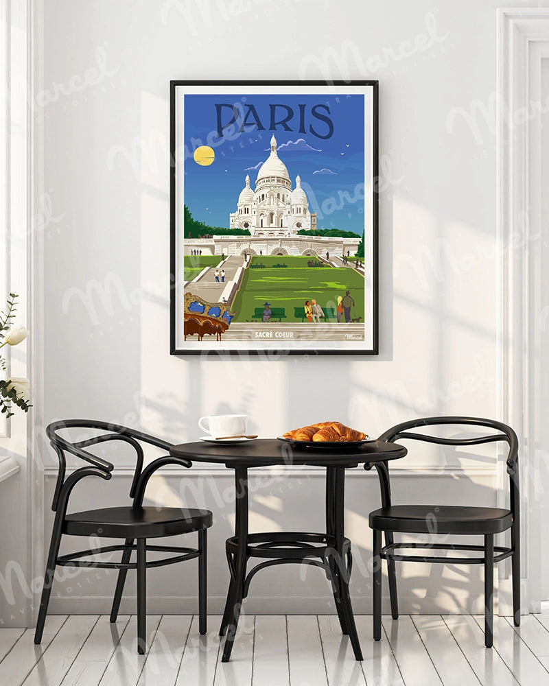 Affiche PARIS "Sacré-Cœur"