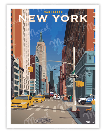 NEW YORK "Manhattan" poster