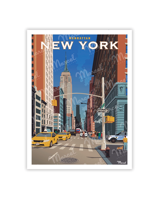 Postcard NEW YORK "Manhattan"