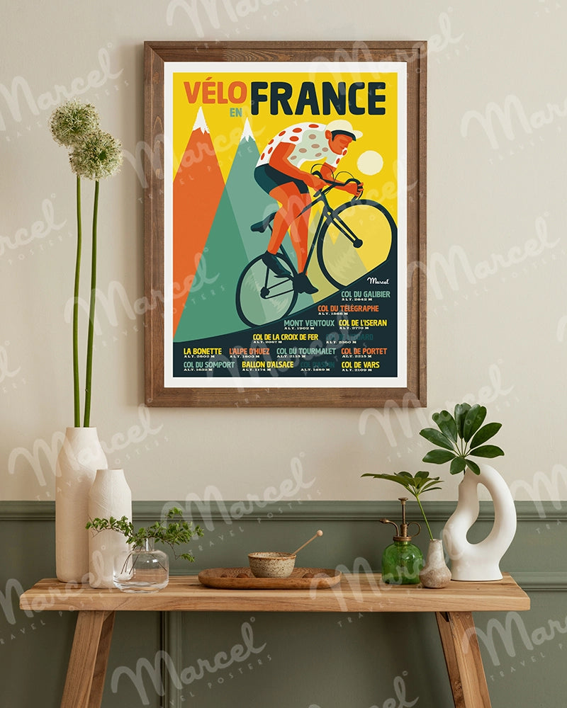 Affiche "Vélo en France"