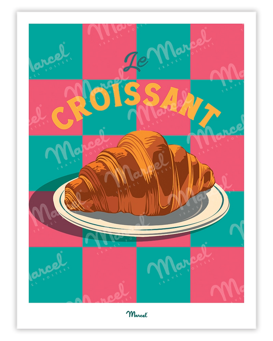 Affiche Travel Color "Croissant"