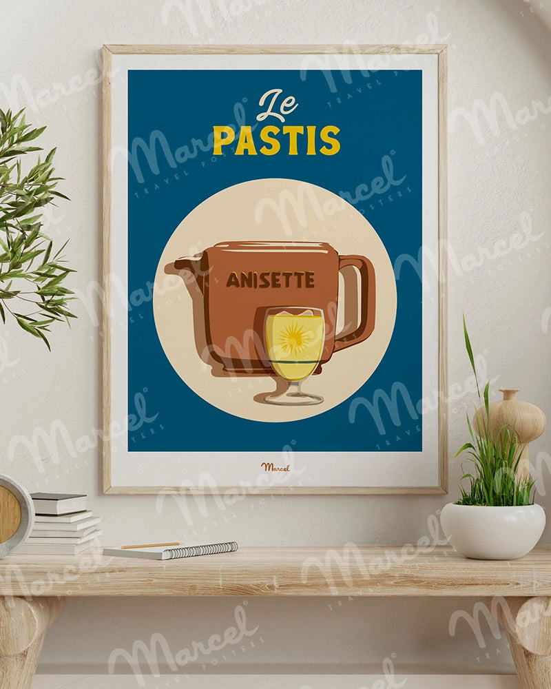 Affiche Travel Color "Pastis"