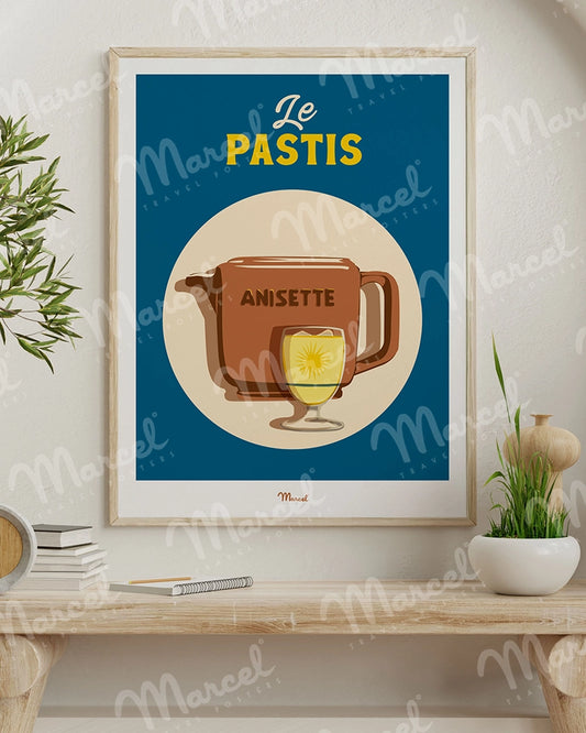 Affiche Travel Color "Pastis"