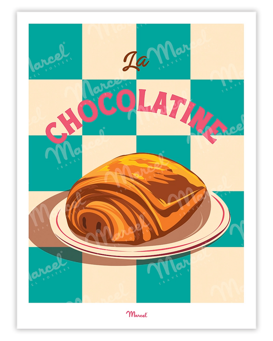 Affiche Travel Color "La chocolatine"