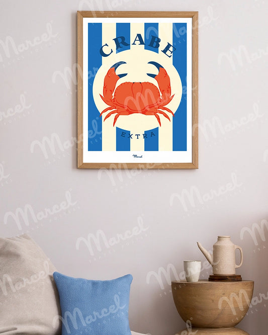 Affiche Travel Color "Crabe"