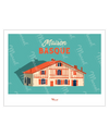 Affiche Travel Color "Maison basque"