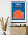 Affiche Travel Color "Fronton Basque"