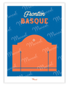 Affiche Travel Color "Fronton Basque"
