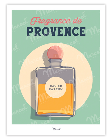 Affiche Travel Color "Fragrance de Provence"