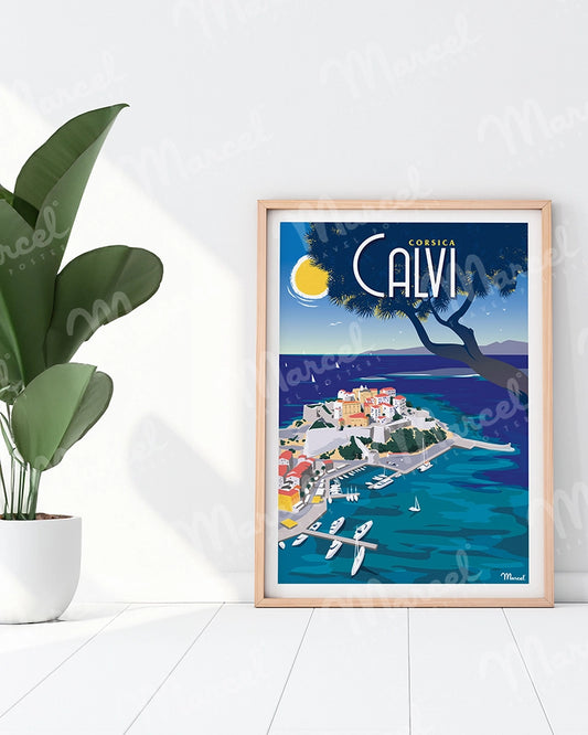 Affiche CALVI "Le Port"