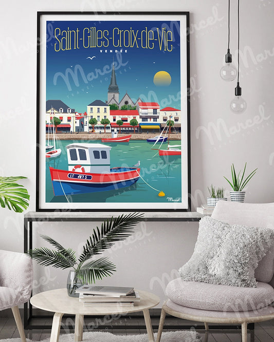 Affiche SAINT-GILLES-CROIX-DE-VIE