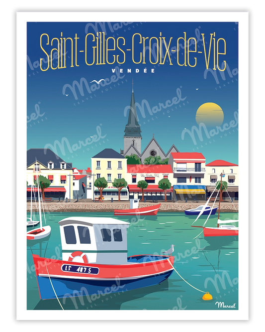 Affiche SAINT-GILLES-CROIX-DE-VIE
