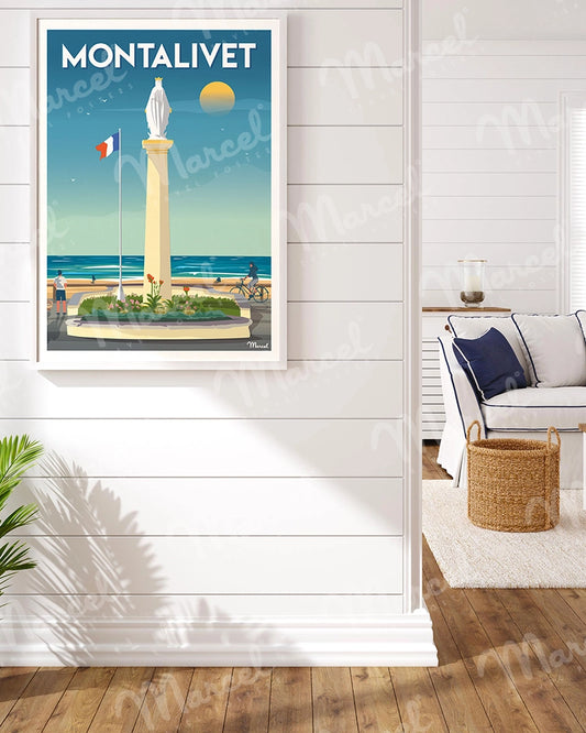 Affiche MONTALIVET "La Colonne"