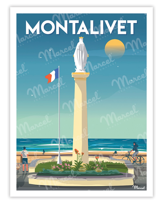 Affiche MONTALIVET "La Colonne"