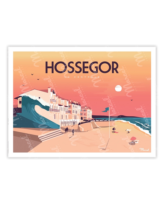 Affiche HOSSEGOR "La Centrale" 2