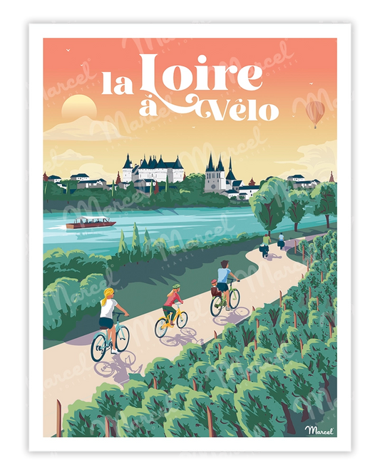 Affiche LOIRE À VÉLO