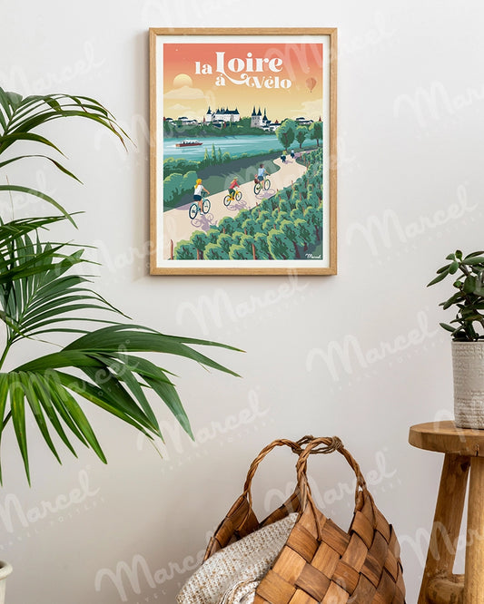 Affiche LOIRE À VÉLO