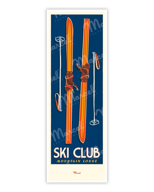 Ski Club "Mountain Lodge" poster
